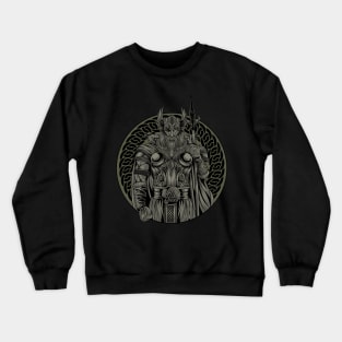 Hugin and Munin - Viking god father Odin Wodan Crewneck Sweatshirt